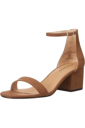 Amazon Damen Sandale mit Absatz und Zwei Riemchen, , 39.5 EU Weit