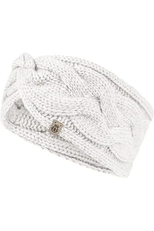 ROECKL Damen Strick Braided Cashmere Stirnband 23041-595 Farbe Wollweiß Muetze, , Einheitsgröße EU