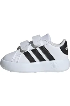 adidas Grand Court 2.0 Shoes Kids Tennisschuhe, Cloud White/Core Black/Cloud White, 26 EU
