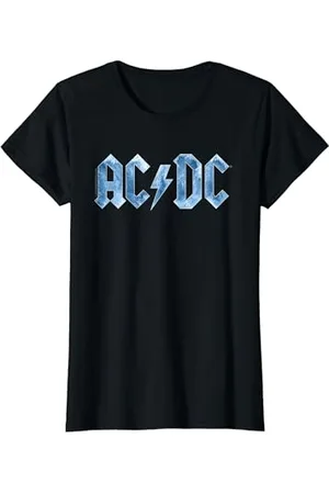 AC/DC Rock Music Band Blue Ice Logo T-Shirt