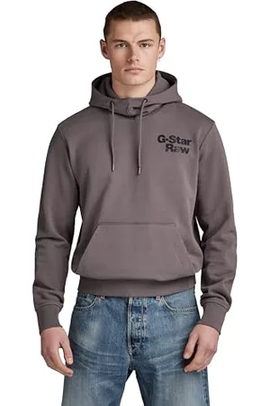 G-Star RAW Herren Back Print Hoodie, , S