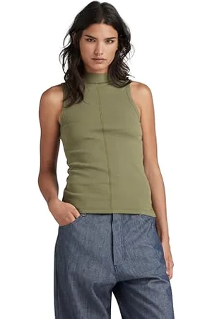 G-Star RAW Damen Open Back Mock Slim Top, , XL