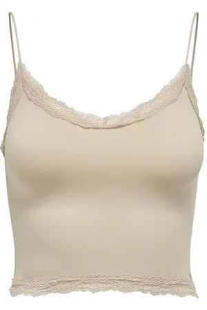 ONLY ONLVICKY LACE Seamless Cropped TOP NOOS