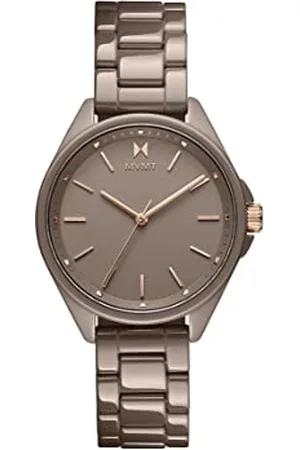 MVMT Analog Quarzuhr für Damen mit Graues Keramikband - 28000201-D