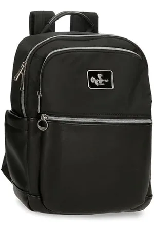 Pepe Jeans Christine Rucksack für Laptops bis zu 30,5 cm (12 Zoll), , 25 x 36 x 10 cm, Polyester mit Kunstlederdetails, 9 l von Joumma Bags, , Talla única, Laptop-Rucksack