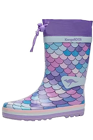 KangaROOS K-Summerrain Gummistiefel, Lavender/Scale, 23 EU