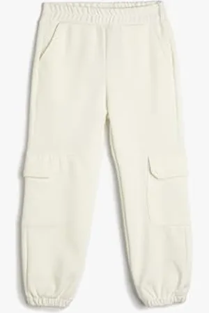 Koton Basic Cargo Jogger Sweatpants Pocket Elastic Waist