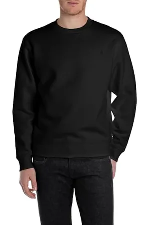 Replay Herren Basic Sweatshirt Rundhals, , XXL