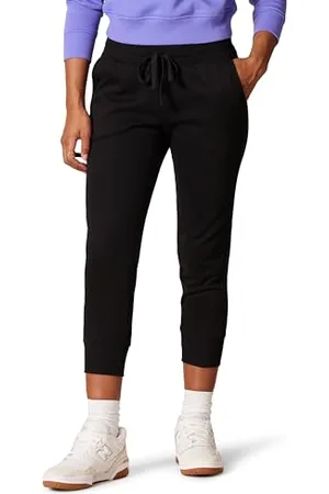 Amazon Damen Fleece-Capri-Jogginghose (in Übergröße erhältlich), , XS