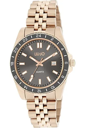 Liu Jo Unisex-Erwachsene Analog Quarz Uhr mit Edelstahl Armband TLJ1751