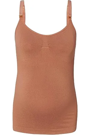Noppies Maternity Damen Evi Seamless Sensil Nursing top Trägershirt/Cami Shirt, Hazel-N141, XL/XXL