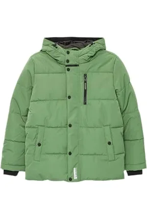QS by s.Oliver Junior Jungen 2154887 Steppjacke mt verstellbarem Saum, , 140 cm