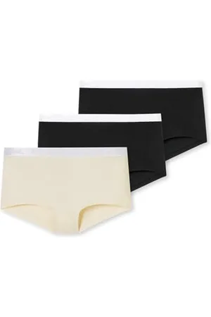 Schiesser Mädchen 3 Pack Unterwäsche Shorts weiches Bündchen Multipack - 95/5 Organic Bio Baumwolle - Größe 140 bis 176, , 140