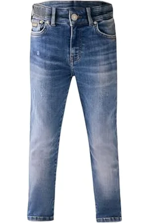 LTB Jungen-Jeanshosen Jim B Skinny Mittlere Taille mit Reißverschluss in Mittelgrau - Größe 122CM