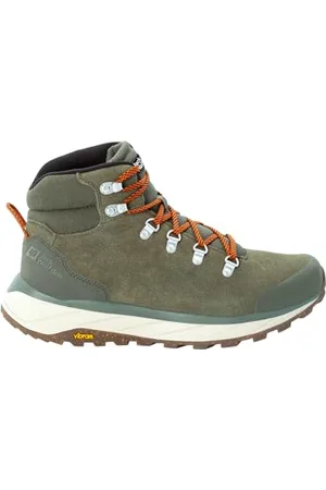 Jack Wolfskin Herren Terraventure Urban Mid M, Khaki / Orange, 45 EU