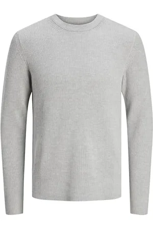 JACK & JONES Male Strickpullover Einfarbig Strickpullover