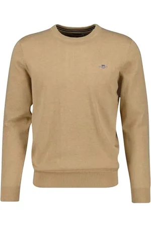GANT Herren Classic Cotton C-Neck Pullover, , S