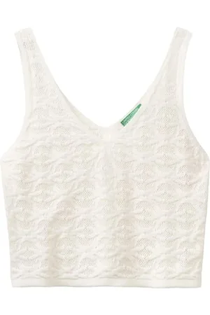 Benetton Damen Top 10985h004 Überwurf für Schwimmbekleidung, , Small