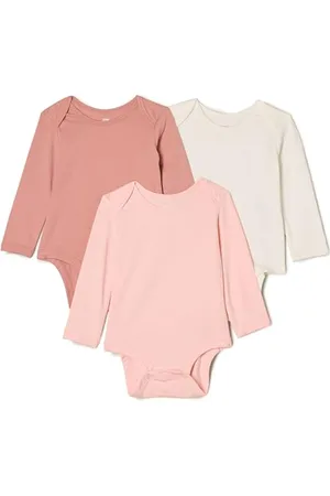 Amazon X Sofia Grainge Unisex Baby Langärmliger Body mit Rundhalsausschnitt, 3er-Pack, , 0 Monate