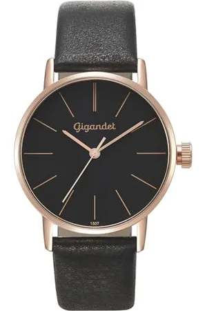 Gigandet Damen Analog Japanisches Quarzwerk Uhr mit Leder Armband 5VNAG43NE/018
