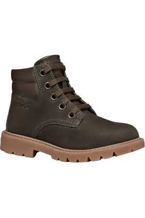 Geox J SHAYLAX Boy B Ankle Boot, Coffee, 29 EU