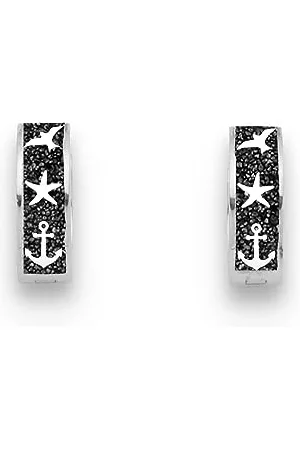DUR Schmuck Creole MARITIM Lavasand, Silber 925/- rhodiniert (O5425)