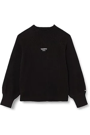 Tommy Hilfiger Damen Pullover Turtleneck Strickpullover, (Black), XXL