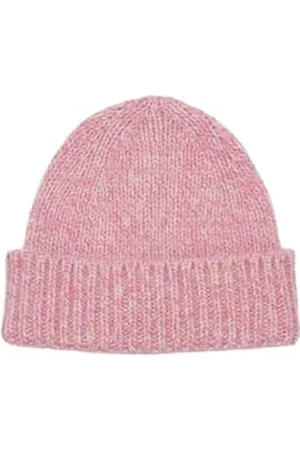 Marc O’ Polo Marc OߴPolo Denim Damen Strickmütze aus Woll-Mix Beanie, Rosa (Medium Pink Multi 02), One Size