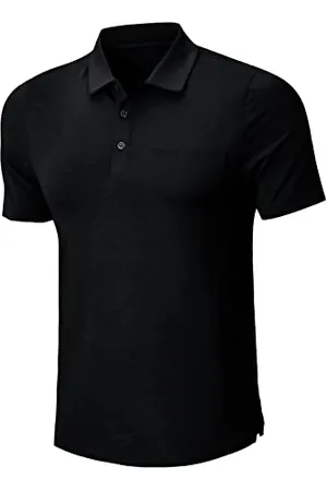 MEETWEE Poloshirt Herren Golf Kurzarm T-Shirt Männer, UV Schutz Shirt Tennis Kurzärmliges mit Brusttasche Schnell Trocknend Atmungsaktives Sport Outdoor