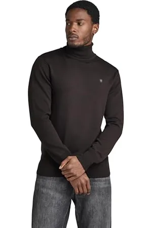 G-Star RAW Herren Premium Core Turtle Knitted Pullover, , M