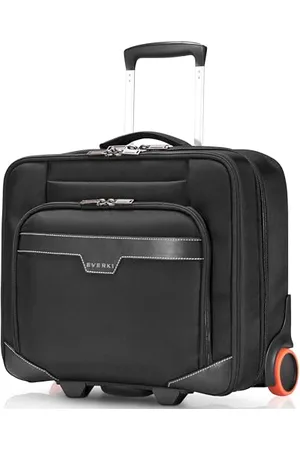 Everki Journey – Business Laptop Trolley anpassbarem Fach für Notebooks von 11 bis 16 Zoll (28–40,6 cm), Akten-Organisation, Bekleidungsfach, Trolley-Lasche und besonders leisen Rollen