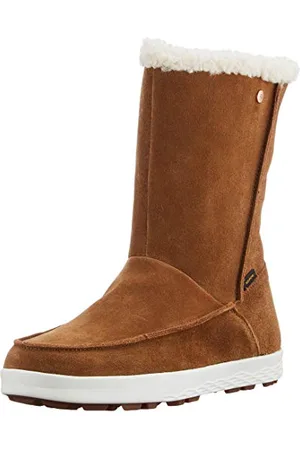 Jack Wolfskin Damen Auckland WT Texapore Boot H W Schneestiefel, Desert Brown/White, 39 EU