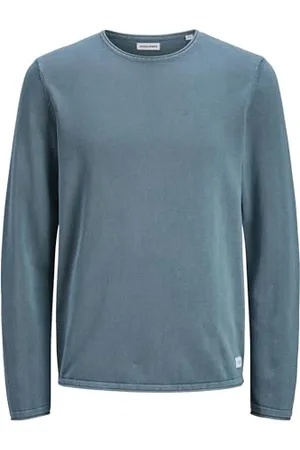 JACK & JONES Male Strickpullover Einfarbig Strickpullover