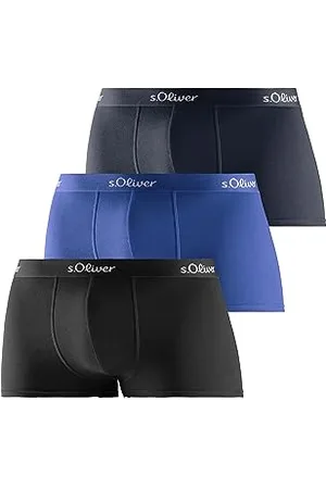 QS by s.Oliver Hipster Basic 3er-Pack für Herren,Größe S,Farbe