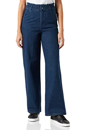TOM TAILOR Damen Jeanshose Palazzo 1030084, , S