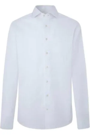 Hackett Herren Hs Vortex Gilet Shirt, Weiß (Weiß), 16