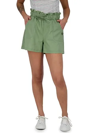 alife kickin ALIFE and Kickin BeccaAK B Shorts – Damen Stoff Shorts – Leichte Kurze Hose für Sommer & Freizeit – Bequem für Alltag & Urlaub S