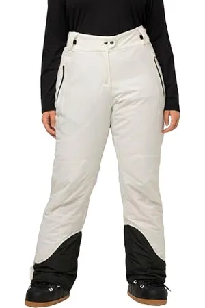 Ulla Popken Damen, große Größen, Funktionshose Skihose Wasserdicht, Uni