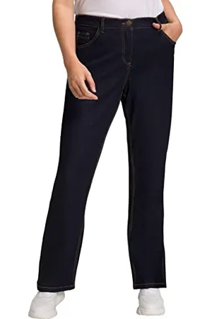 Ulla Popken Damen Bootcut-jeans Bootcut Jeans, , 48 EU