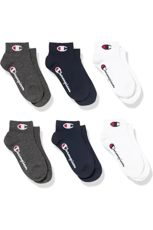 Champion Unisex – Kinder und Jugendliche Core Socks Junior 6PP Quarter Innensocken, , EU 27-30