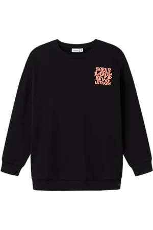 NAME IT Mädchen Nkfnoikke Ls Long RLX Bru Sweatshirt, , 116 EU