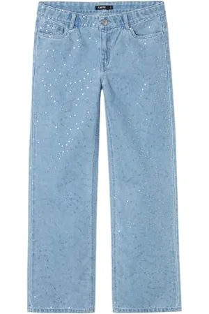 NAME IT NLFSYZZA DNM LW Wide Pant