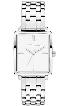 Tamaris Damen Analog Quarz Uhr mit Edelstahl Armband TT-0012-MQ