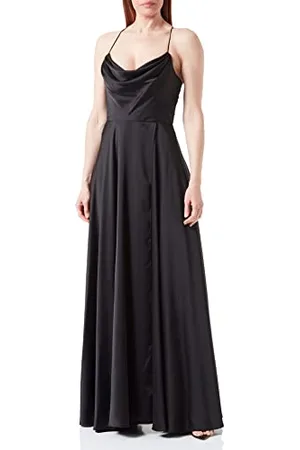 Vera Mont Damen Abendkleid mit Wasserfallausschnitt ,36