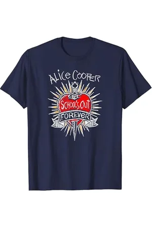 Alice Cooper Vintage Schulausgangs-Forever T-Shirt, Herren, Damen, Unisex Kinder, Kurzarm, , S, Small
