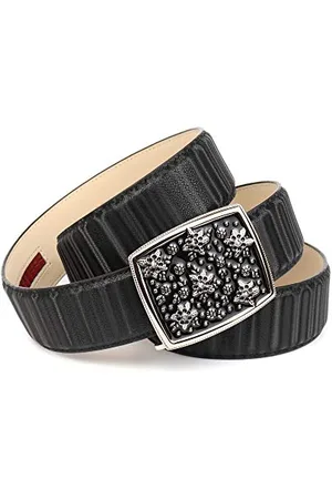 Anthoni Crown Damen Ledergürtel Gürtel, , 95