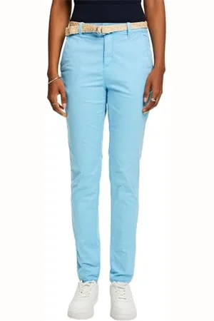 ESPRIT Damen 014ee1b328 Hose, 480/Light Turquois, 32W / 26L