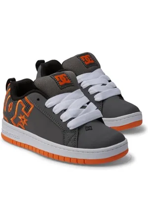 Dcshoes Court Graffik Sneaker, Grey/ORANGE, 28.5 EU