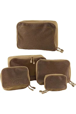 Brandit US Cooper Packing Cubes für Reisen und Outdoor-Abenteuer, 4-teiliges Taschenset für Kleidung, Schuhe und Ausrüstung, platzsparender Gepäck-Organizer für Rucksack & Koffer