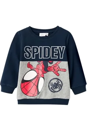 NAME IT Jungen Nmmjubi Spidey Sweat Unb Mar Sweatshirt, , 92